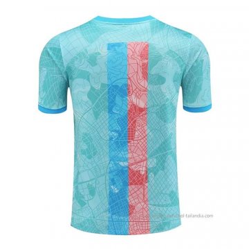 Camiseta de Entrenamiento Barcelona 2023-2024 Azul
