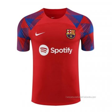 Camiseta de Entrenamiento Barcelona 2023-2024 Rojo