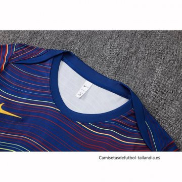 Camiseta de Entrenamiento Barcelona 2025-2026 Azul Amarillo