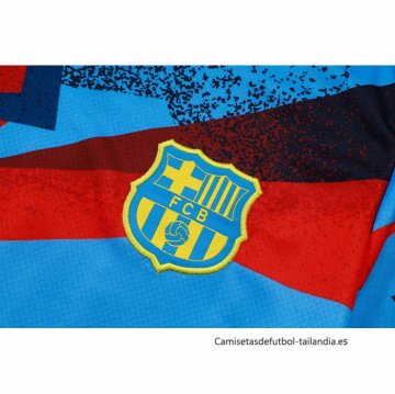 Camiseta de Entrenamiento Barcelona 2025-2026 Azul Rojo