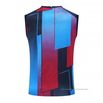 Camiseta de Entrenamiento Barcelona Sin Mangas 2022-2023 Azul y Rojo
