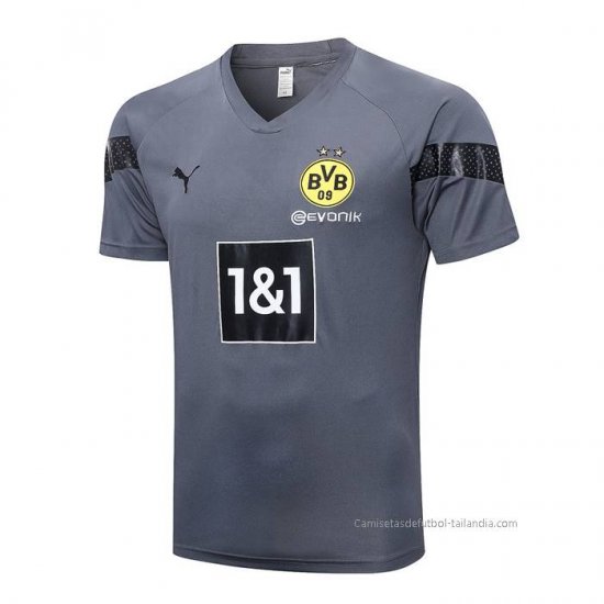 Camiseta de Entrenamiento Borussia Dortmund 2022-2023 Gris - Haga un click en la imagen para cerrar