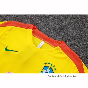 Camiseta de Entrenamiento Brasil 2025-2026 Amarillo