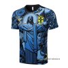 Camiseta de Entrenamiento Brasil Jesus 2024-2025 Azul Camiseta de Entrenamiento Brasil Jesus 2024-2025 Azul