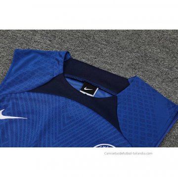 Camiseta de Entrenamiento Chelsea Sin Mangas 2022 Azul
