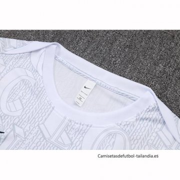Camiseta de Entrenamiento Chelsea Sin Mangas 2025-2026 Blanco Gris