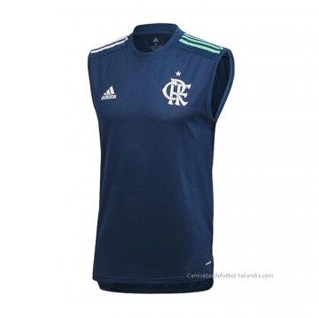 Camiseta de Entrenamiento Flamengo Sin Mangas 2021 Azul Camiseta de Entrenamiento Flamengo Sin Mangas 2021 Azul