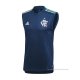 Camiseta de Entrenamiento Flamengo Sin Mangas 2021 Azul