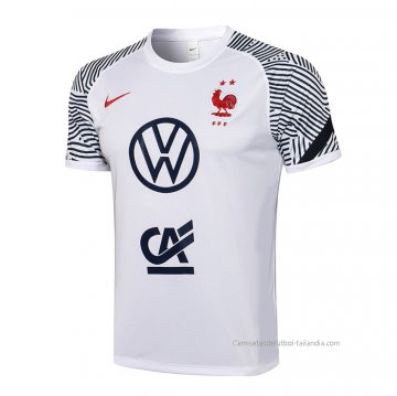 Camiseta de Entrenamiento Francia 2021-2022 Blanco Camiseta de Entrenamiento Francia 2021-2022 Blanco