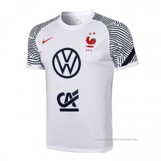 Camiseta de Entrenamiento Francia 2021-2022 Blanco - Haga un click en la imagen para cerrar