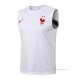 Camiseta de Entrenamiento Francia Sin Mangas 2021-2022 Blanco