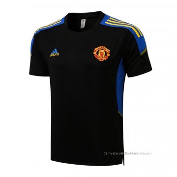 Camiseta de Entrenamiento Manchester United 2021-2022 Negro Camiseta de Entrenamiento Manchester United 2021-2022 Negro