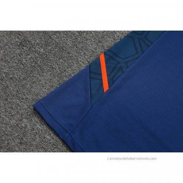 Camiseta de Entrenamiento Manchester United 2022-2023 Azul