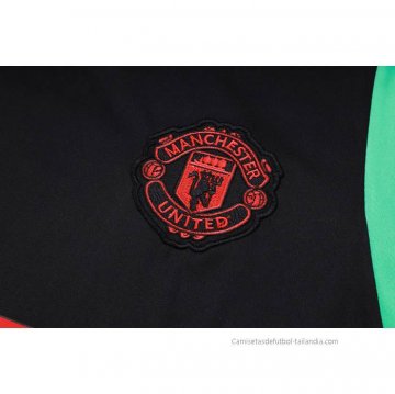 Camiseta de Entrenamiento Manchester United Sin Mangas 2023-2024 Negro
