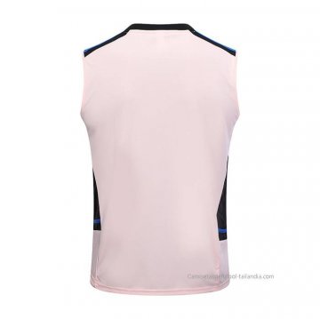 Camiseta de Entrenamiento Manchester United Sin Mangas 2023-2024 Rosa