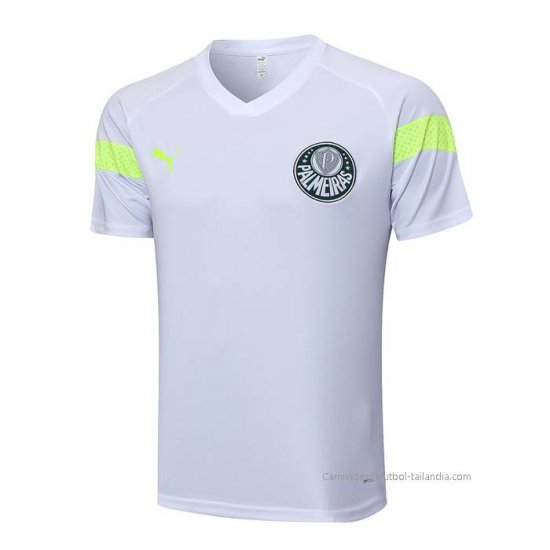 Camiseta de Entrenamiento Palmeiras 2023-2024 Blanco - Haga un click en la imagen para cerrar