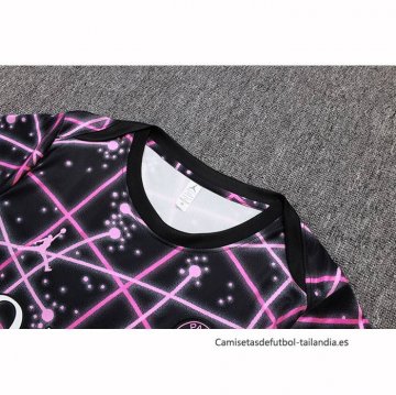 Camiseta de Entrenamiento Paris Saint-Germain Jordan 2025-2026 Negro Rosa