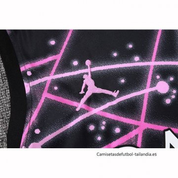 Camiseta de Entrenamiento Paris Saint-Germain Sin Mangas 2025-2026 Negro Rosa