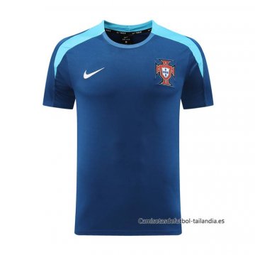 Camiseta de Entrenamiento Portugal 2024-2025 Azul Camiseta de Entrenamiento Portugal 2024-2025 Azul