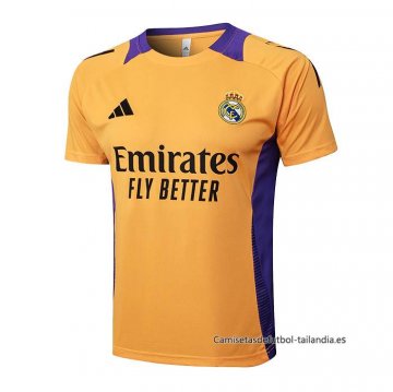 Camiseta de Entrenamiento Real Madrid 2024-2025 Naranja Camiseta de Entrenamiento Real Madrid 2024-2025 Naranja
