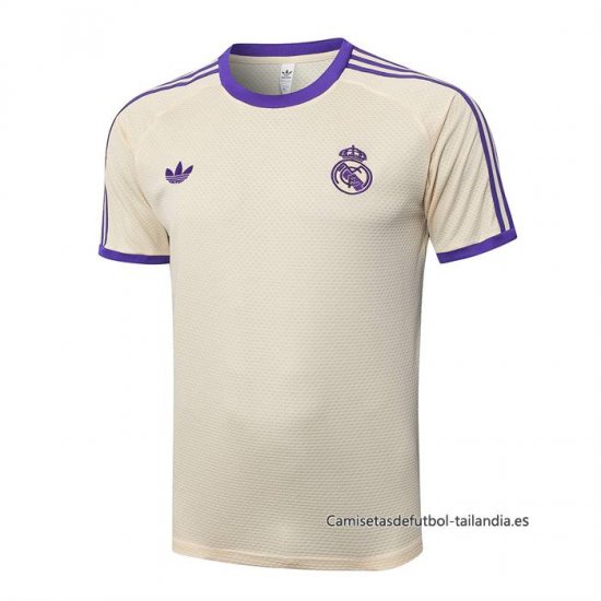 Camiseta de Entrenamiento Real Madrid 2025-2026 Amarillo - Haga un click en la imagen para cerrar