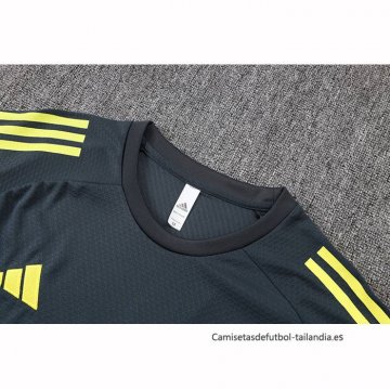 Camiseta de Entrenamiento Real Madrid 2025-2026 Negro Amarillo