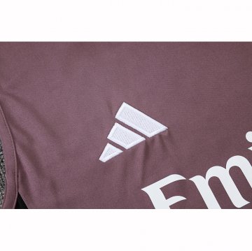 Camiseta de Entrenamiento Real Madrid Sin Mangas 2025-2026 Gris Purpura