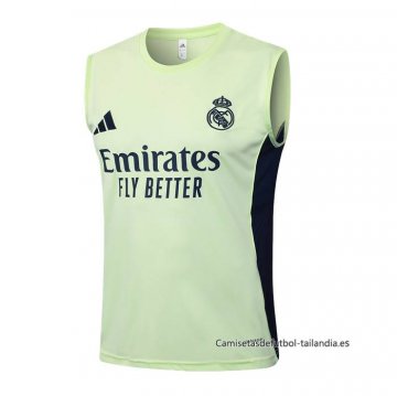Camiseta de Entrenamiento Real Madrid Sin Mangas 2025-2026 Verde Camiseta de Entrenamiento Real Madrid Sin Mangas 2025-2026 Verde