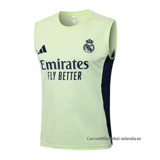 Camiseta de Entrenamiento Real Madrid Sin Mangas 2025-2026 Verde - Haga un click en la imagen para cerrar