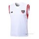 Camiseta de Entrenamiento Sao Paulo Sin Mangas 2023-2024 Blanco
