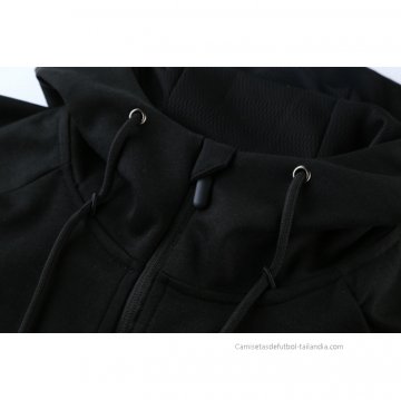 Chandal con Capucha del Barcelona 2021-2022 Negro