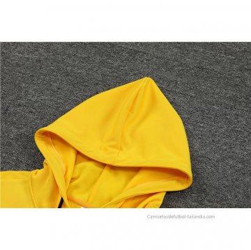 Chandal con Capucha del Barcelona Nino 2023 Amarillo