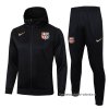 Chandal con Capucha del Barcelona Nino 2024-2025 Negro Chandal con Capucha del Barcelona Nino 2024-2025 Negro