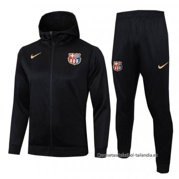 Chandal con Capucha del Barcelona Nino 2024-2025 Negro Chandal con Capucha del Barcelona Nino 2024-2025 Negro