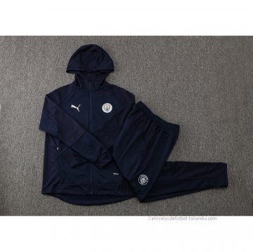 Chandal con Capucha del Manchester City 2021-2022 Azul