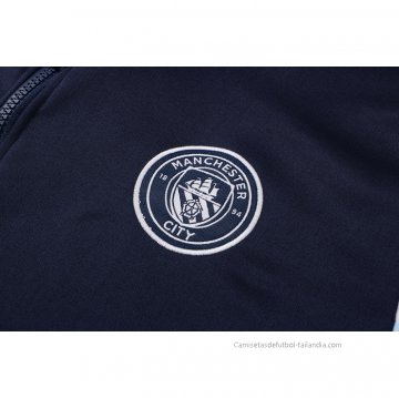 Chandal con Capucha del Manchester City 2021-2022 Azul