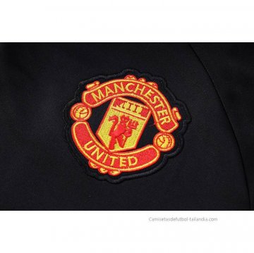 Chandal con Capucha del Manchester United 2022-2023 Negro