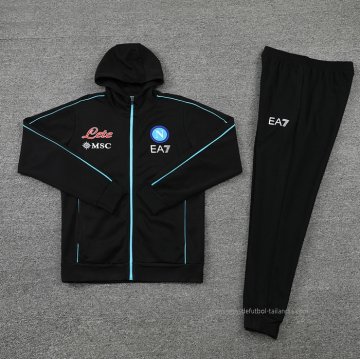 Chandal con Capucha del Napoli 2022-2023 Negro