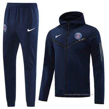 Chandal con Capucha del Paris Saint-Germain 2022-2023 Azul