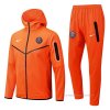 Chandal con Capucha del Paris Saint-Germain 2022-2023 Naranja