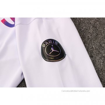 Chandal con Capucha del Paris Saint-Germain Jordan Nino 2021-2022 Blanco