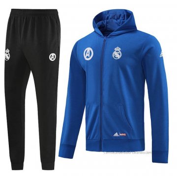 Chandal con Capucha del Real Madrid 2022-2023 Azul