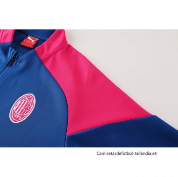Chandal de Chaqueta del AC Milan 2024-2025 Azul