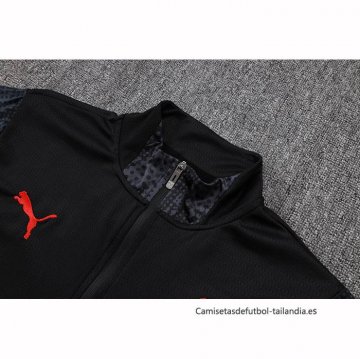 Chandal de Chaqueta del AC Milan Nino 2025-2026 Negro