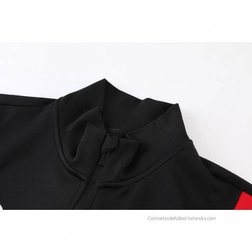Chandal de Chaqueta del AC Milan Nino 2023-2024 Negro