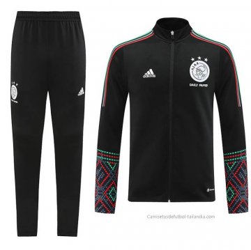 Chandal de Chaqueta del Ajax 2022-2023 Negro Chandal de Chaqueta del Ajax 2022-2023 Negro