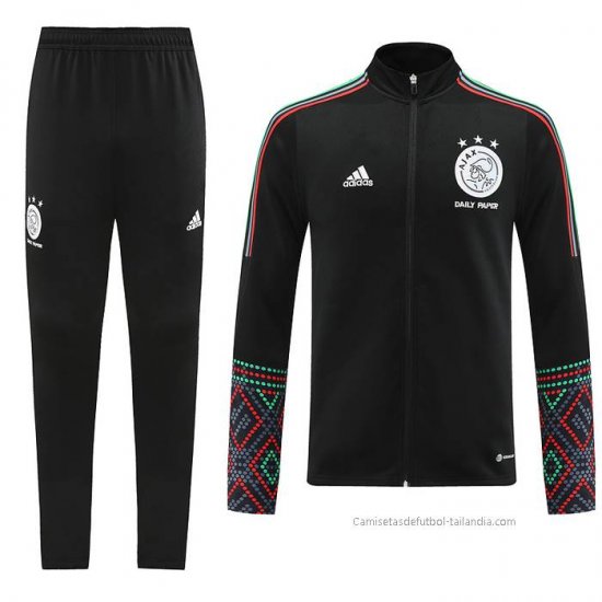 Chandal de Chaqueta del Ajax 2022-2023 Negro - Haga un click en la imagen para cerrar