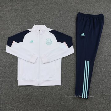 Chandal de Chaqueta del Ajax 2023-2024 Blanco