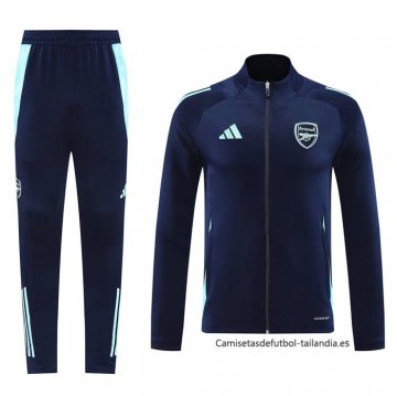 Chandal de Chaqueta del Arsenal 2024-2025 Azul Oscuro Chandal de Chaqueta del Arsenal 2024-2025 Azul Oscuro