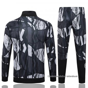 Chandal de Chaqueta del Arsenal 2024-2025 Negro Gris